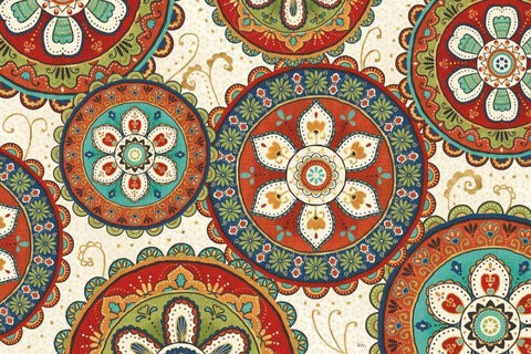 La Vida Loca IX Black Ornate Wood Framed Art Print with Double Matting by Charron, Veronique