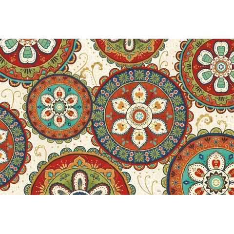 La Vida Loca IX White Modern Wood Framed Art Print by Charron, Veronique