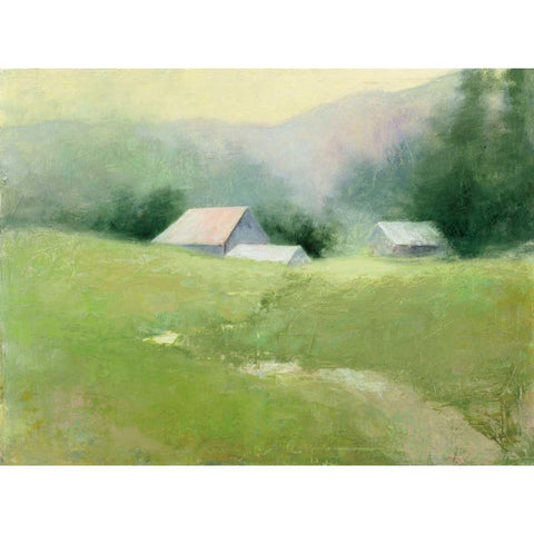 Homestead White Modern Wood Framed Art Print by Purinton, Julia