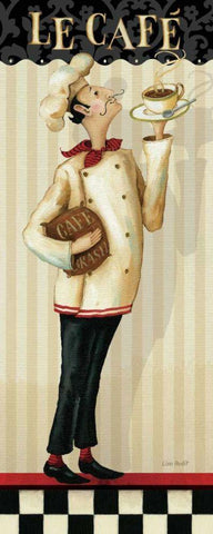 Chefs Masterpiece II White Modern Wood Framed Art Print with Double Matting by Audit, Lisa