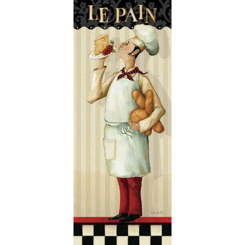 Chefs Masterpiece III Black Modern Wood Framed Art Print with Double Matting by Audit, Lisa