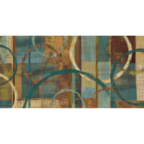 Tranquility Black Modern Wood Framed Art Print with Double Matting by Mullan, Michael