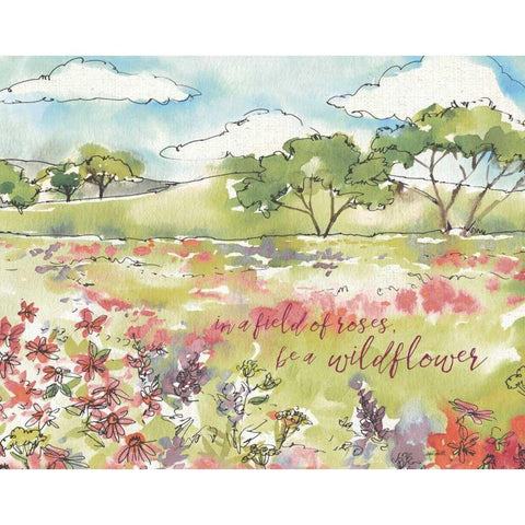 Simply Petals VIII Warm Crop Black Modern Wood Framed Art Print by Tavoletti, Anne