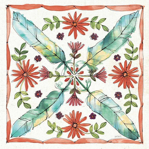 Simply Petals XI Warm White Modern Wood Framed Art Print by Tavoletti, Anne