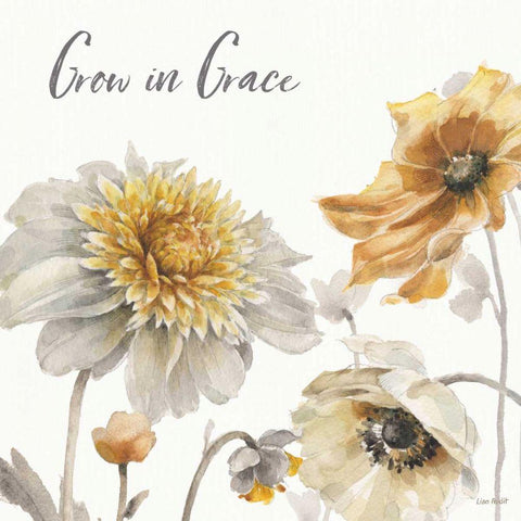 Fields of Gold II Grace Black Ornate Wood Framed Art Print with Double Matting by Audit, Lisa