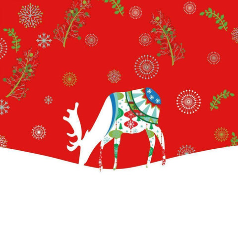 Mod Holiday VIII White Modern Wood Framed Art Print by Wild Apple Portfolio