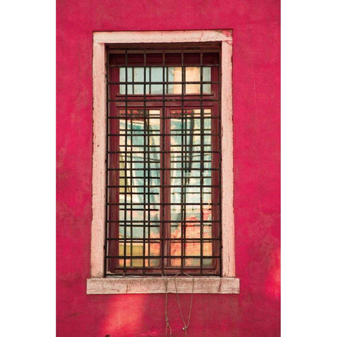 Windows of Burano III Gold Ornate Wood Framed Art Print with Double Matting by Aledanda