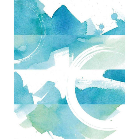 Coastal Feel II Black Modern Wood Framed Art Print with Double Matting by Hershey, Moira
