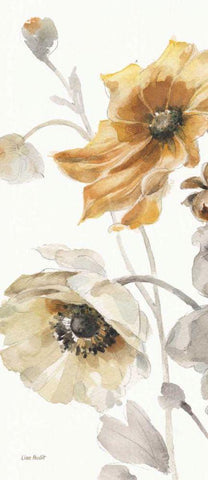 Fields of Gold VI White Modern Wood Framed Art Print with Double Matting by Audit, Lisa