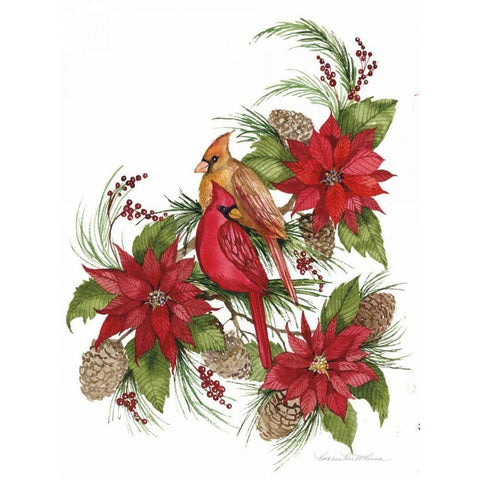 Holiday Happiness III Black Modern Wood Framed Art Print with Double Matting by McKenna, Kathleen Parr