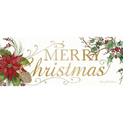 Holiday Happiness X White Modern Wood Framed Art Print by McKenna, Kathleen Parr