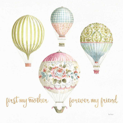 Beautiful Romance XXII Mother Gold Ornate Wood Framed Art Print with Double Matting by Audit, Lisa