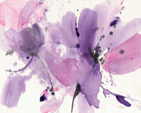 Vibrant Black Ornate Wood Framed Art Print with Double Matting by Hristova, Albena