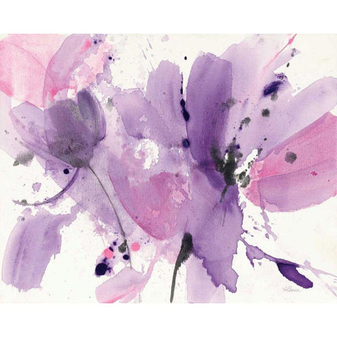 Vibrant White Modern Wood Framed Art Print by Hristova, Albena