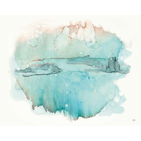 Stars at Night Black Modern Wood Framed Art Print with Double Matting by Averinos, Melissa