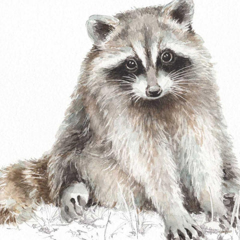 Forest Friends IV White Modern Wood Framed Art Print by Audit, Lisa