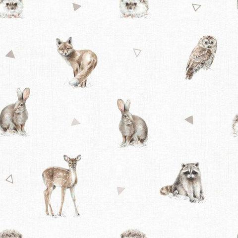 Forest Friends Step 01A Gold Ornate Wood Framed Art Print with Double Matting by Audit, Lisa