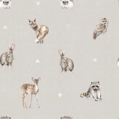 Forest Friends Step 01D Black Ornate Wood Framed Art Print with Double Matting by Audit, Lisa