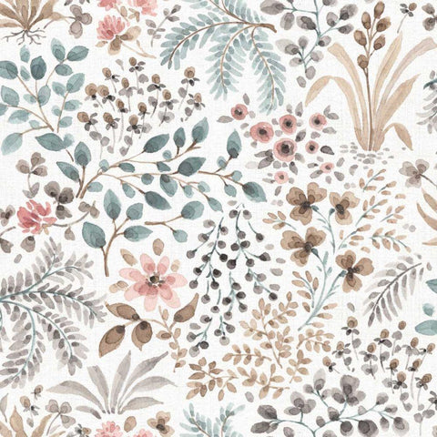 Forest Friends Step 02A White Modern Wood Framed Art Print by Audit, Lisa