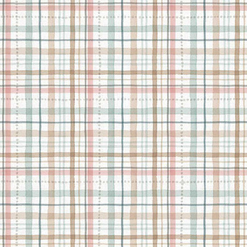 Forest Friends Step 08A White Modern Wood Framed Art Print with Double Matting by Audit, Lisa