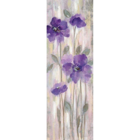 Spring Florals I White Modern Wood Framed Art Print by Vassileva, Silvia