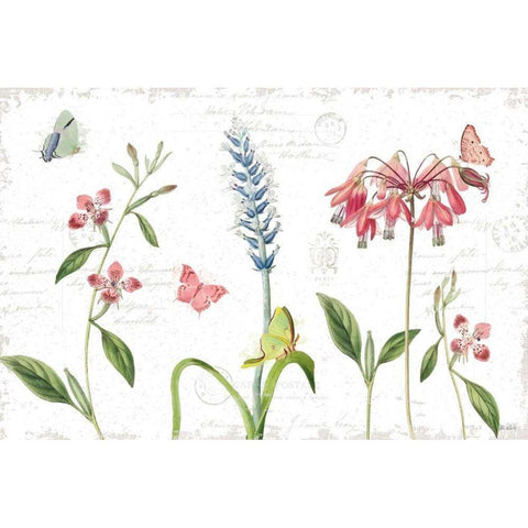 Spring Fields I White Modern Wood Framed Art Print by Pertiet, Katie