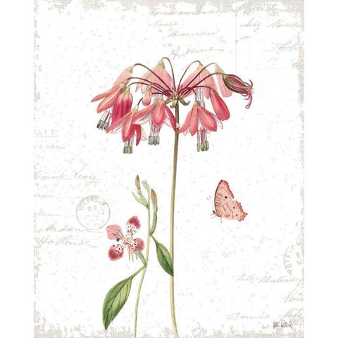 Spring Fields V White Modern Wood Framed Art Print by Pertiet, Katie