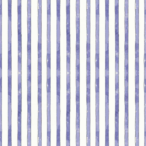 Botanical Blue Step 06 White Modern Wood Framed Art Print by Pertiet, Katie