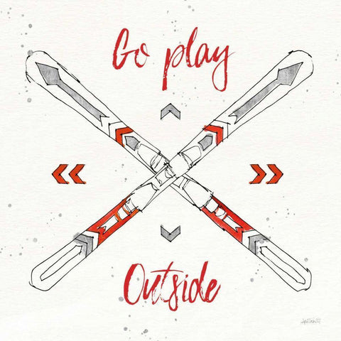 Winter Fashion X Black Modern Wood Framed Art Print with Double Matting by Tavoletti, Anne