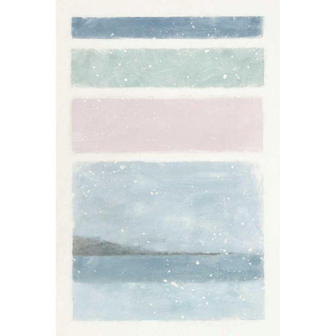 Layers Black Modern Wood Framed Art Print by Hershey, Moira