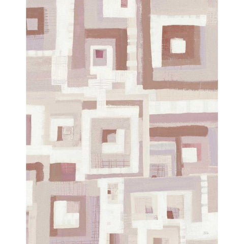 Harbor Windows VIII Blush Black Modern Wood Framed Art Print with Double Matting by Averinos, Melissa