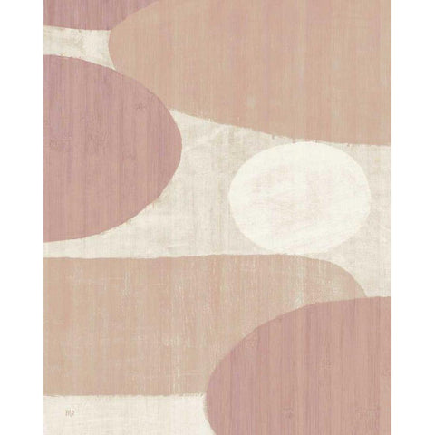Costa del Sol I Blush White Modern Wood Framed Art Print by Mullan, Michael