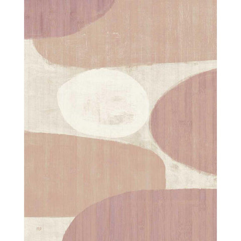 Costa del Sol II Blush Gold Ornate Wood Framed Art Print with Double Matting by Mullan, Michael