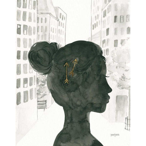 Boss Ladies I Black Modern Wood Framed Art Print by Jackson, Jenaya