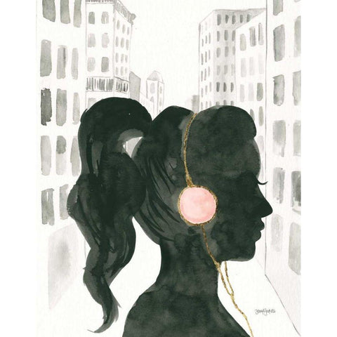 Boss Ladies III Black Modern Wood Framed Art Print by Jackson, Jenaya