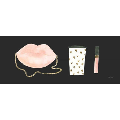 Boss Ladies IX Black Black Modern Wood Framed Art Print with Double Matting by Jackson, Jenaya