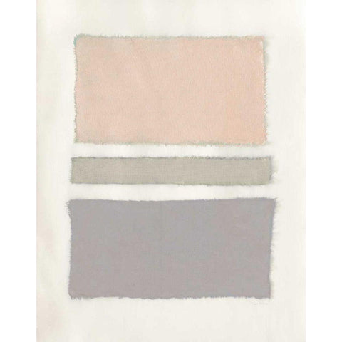 Painted Weaving V Neutral Crop White Modern Wood Framed Art Print by Rhue, Piper
