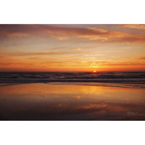 At Days End I Gold Ornate Wood Framed Art Print with Double Matting by Marshall, Laura
