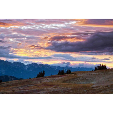 September Skies I Black Modern Wood Framed Art Print with Double Matting by Marshall, Laura