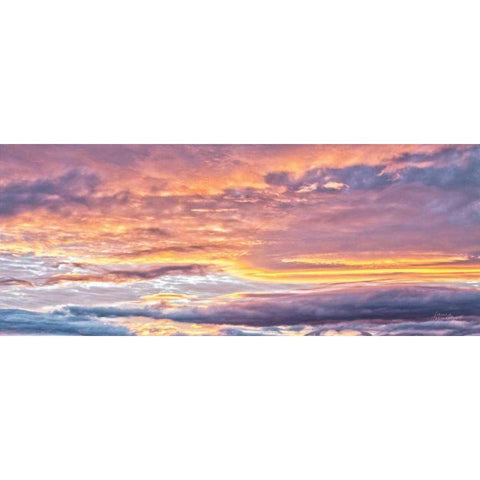 September Skies II Black Modern Wood Framed Art Print by Marshall, Laura