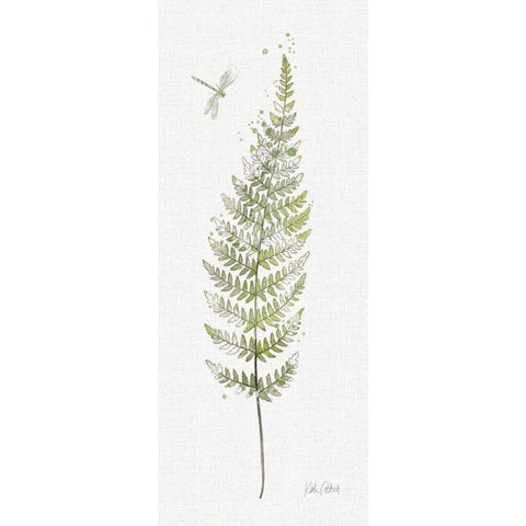 In the Forest IX no distress Gold Ornate Wood Framed Art Print with Double Matting by Pertiet, Katie