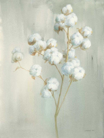 Summer Harvest II White Modern Wood Framed Art Print with Double Matting by Nai, Danhui