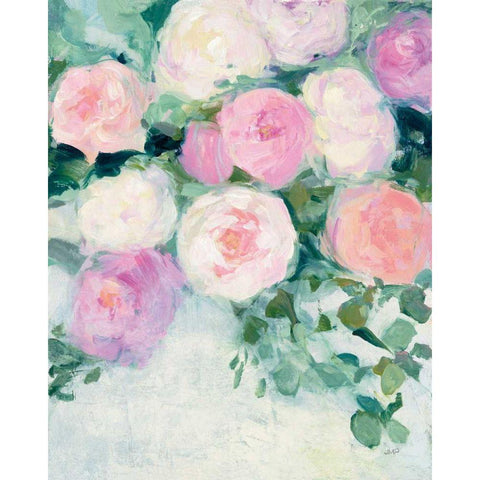 June Abundance III Black Modern Wood Framed Art Print with Double Matting by Purinton, Julia