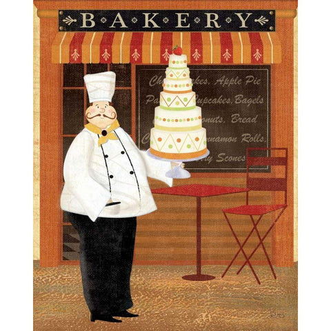 Chef Specialties IV Gold Ornate Wood Framed Art Print with Double Matting by Charron, Veronique