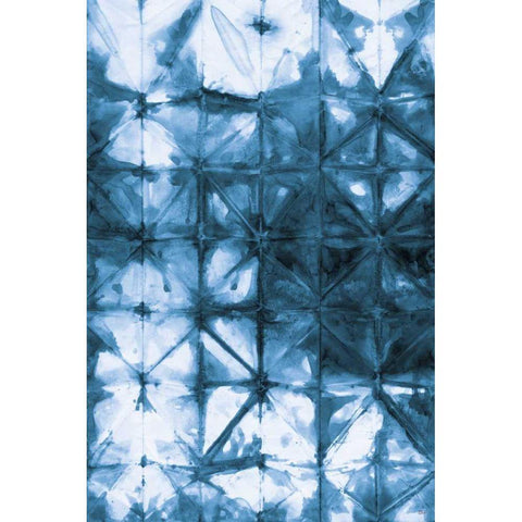 Kanari IV Indigo Black Modern Wood Framed Art Print with Double Matting by Averinos, Melissa