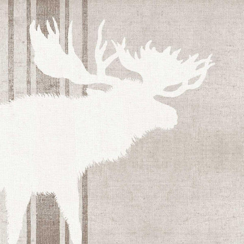 Woodland Animal III Black Modern Wood Framed Art Print by Wild Apple Portfolio