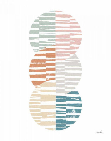 Meditate I Black Ornate Wood Framed Art Print with Double Matting by Hershey, Moira