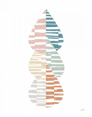 Meditate IV Black Ornate Wood Framed Art Print with Double Matting by Hershey, Moira