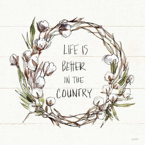 Country Life VII Gold Ornate Wood Framed Art Print with Double Matting by Tavoletti, Anne