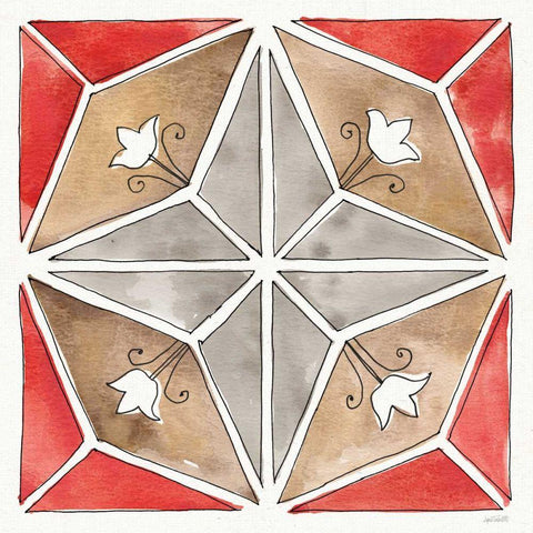 Country Life XIII White Modern Wood Framed Art Print with Double Matting by Tavoletti, Anne